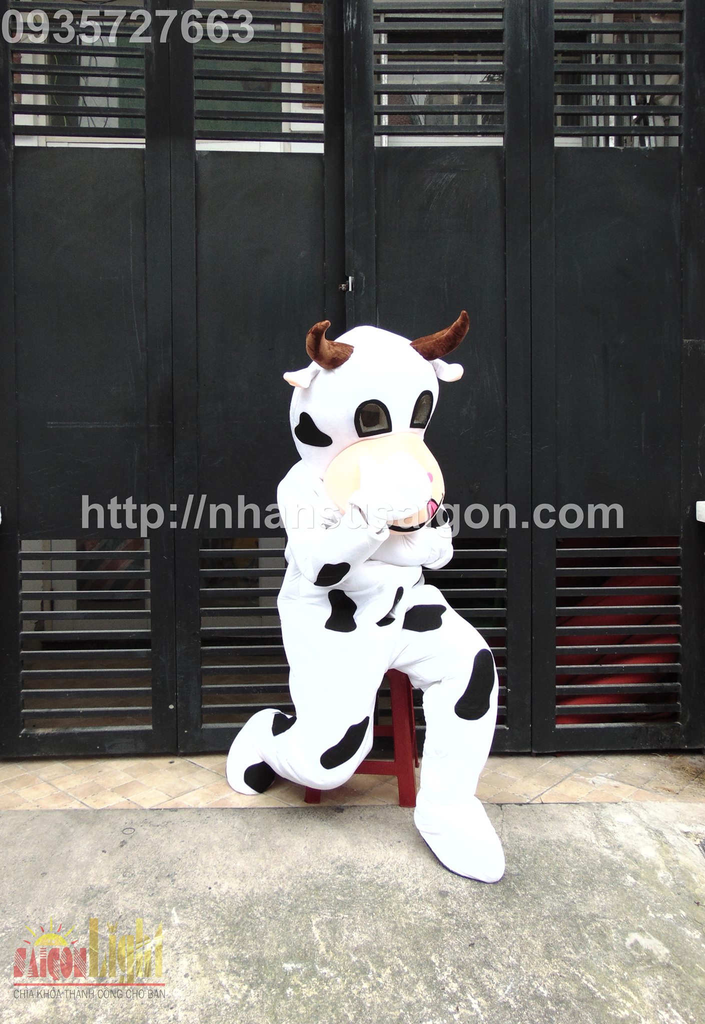 cho thuê mascot bò sữa tại tphcm