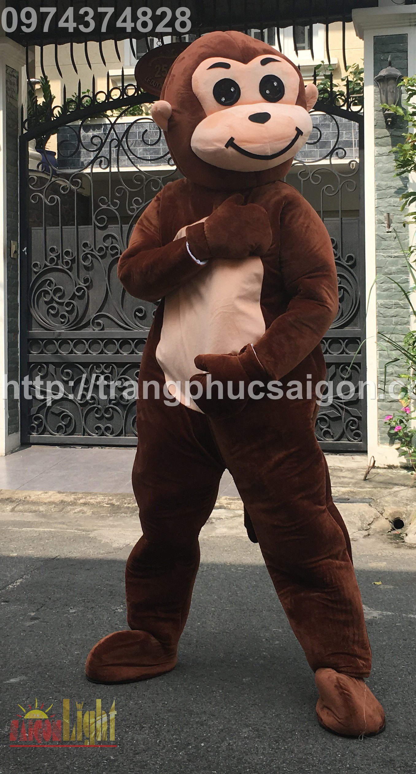 cho thuê mascot khỉ giá rẻ