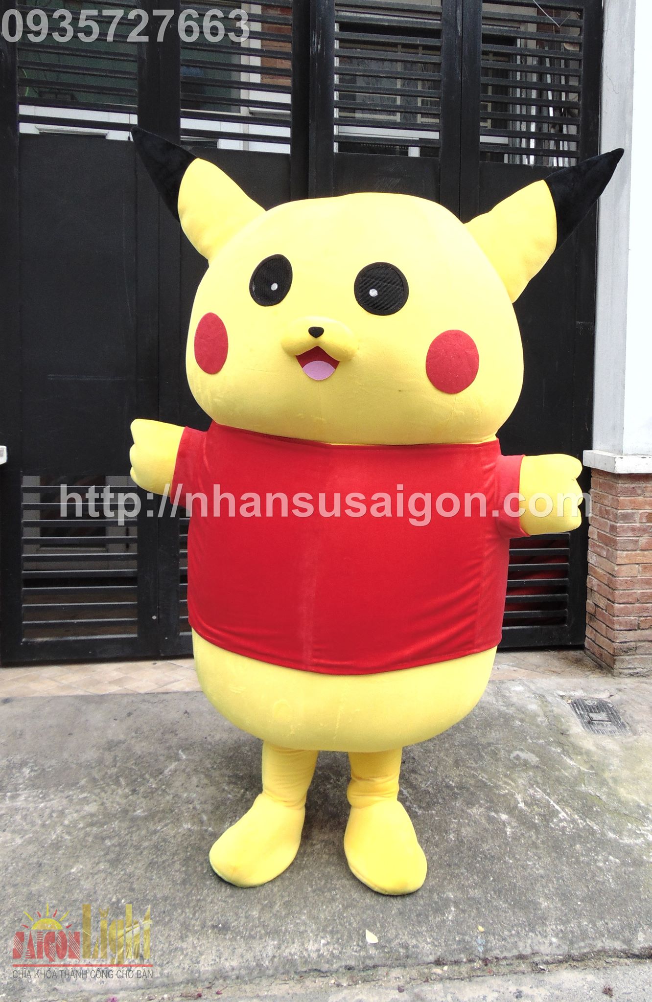 cho thuê mascot pikachu mô hình giá rẻ 