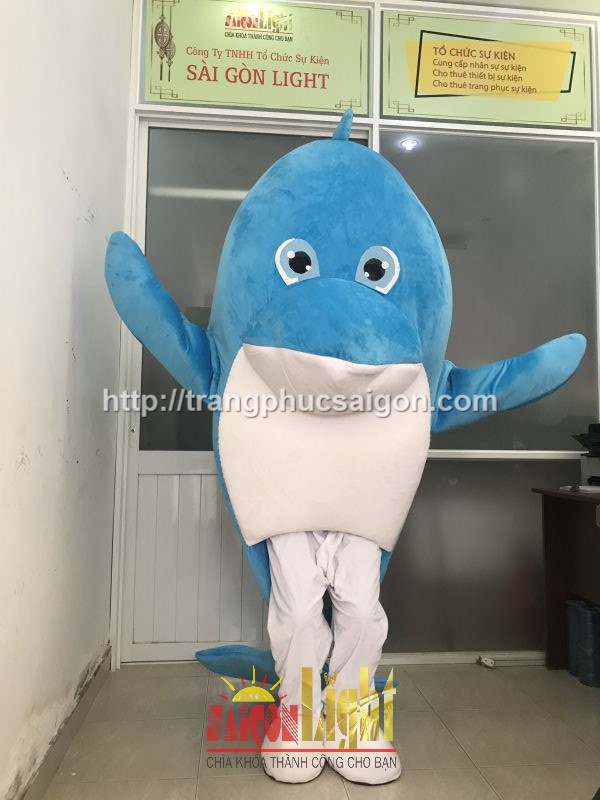 cho thuê mascot cá giá rẻ 