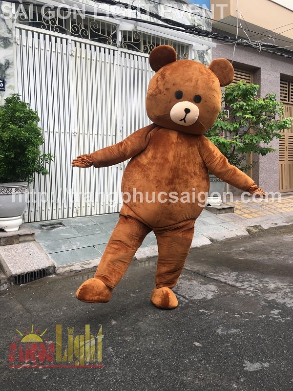 cho thuê mascot gấu brown giá rẻ