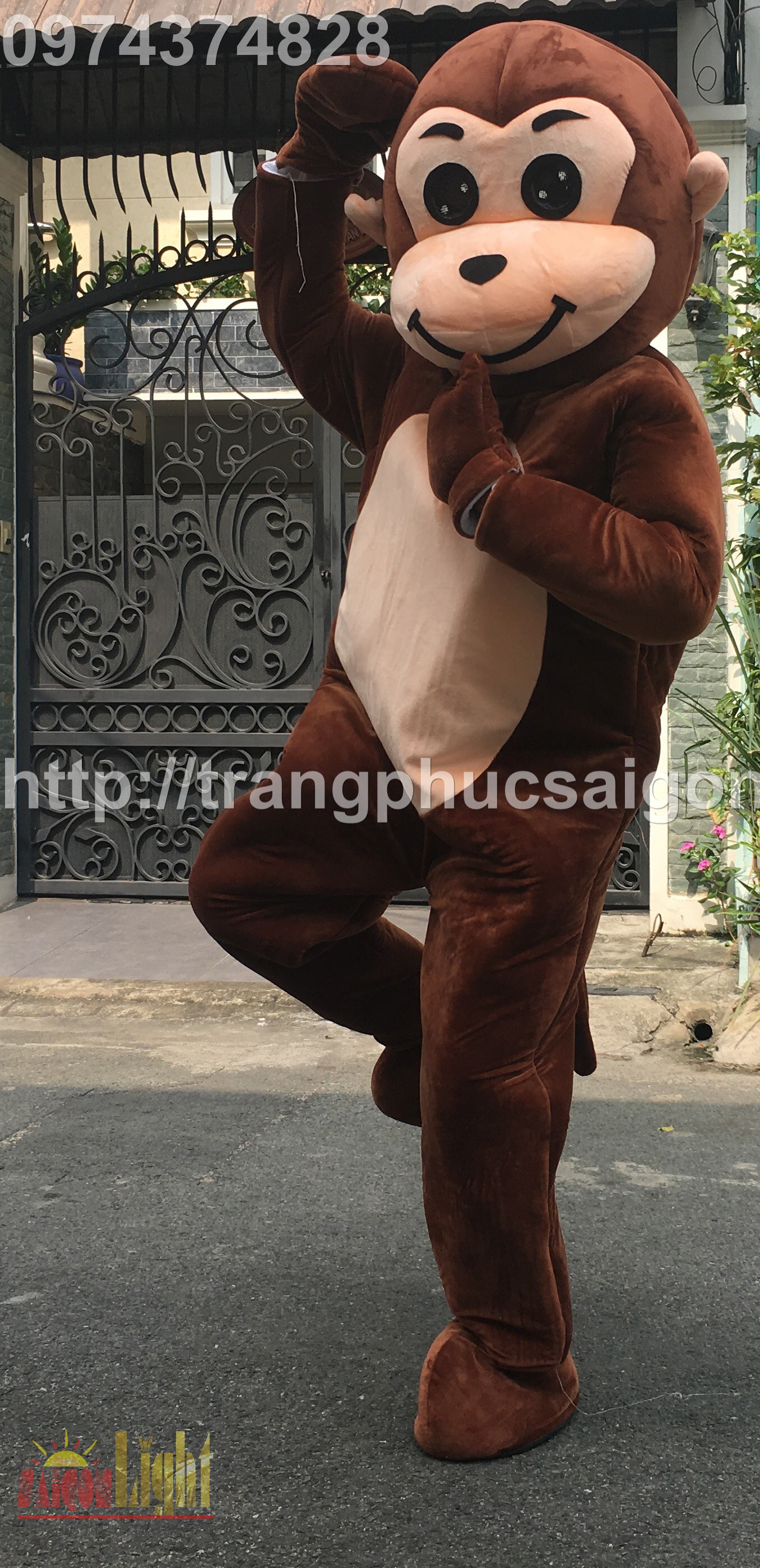 cho thuê mascot khỉ giá rẻ