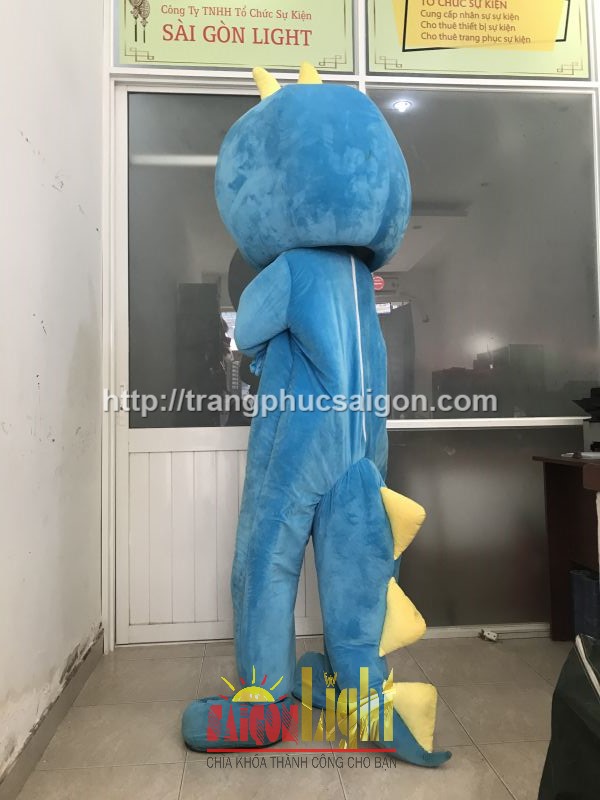 Cho thuê mascot rồng xanh giá rẻ 