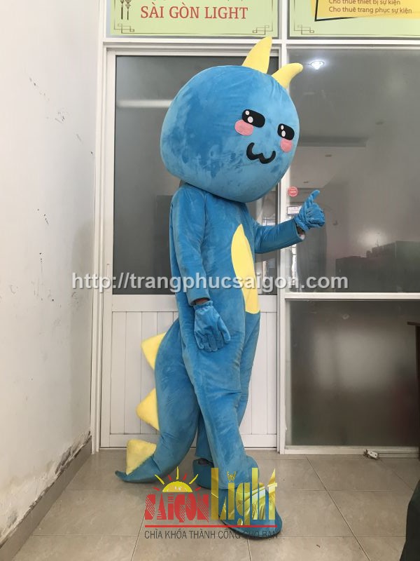 Cho thuê mascot rồng xanh giá rẻ 