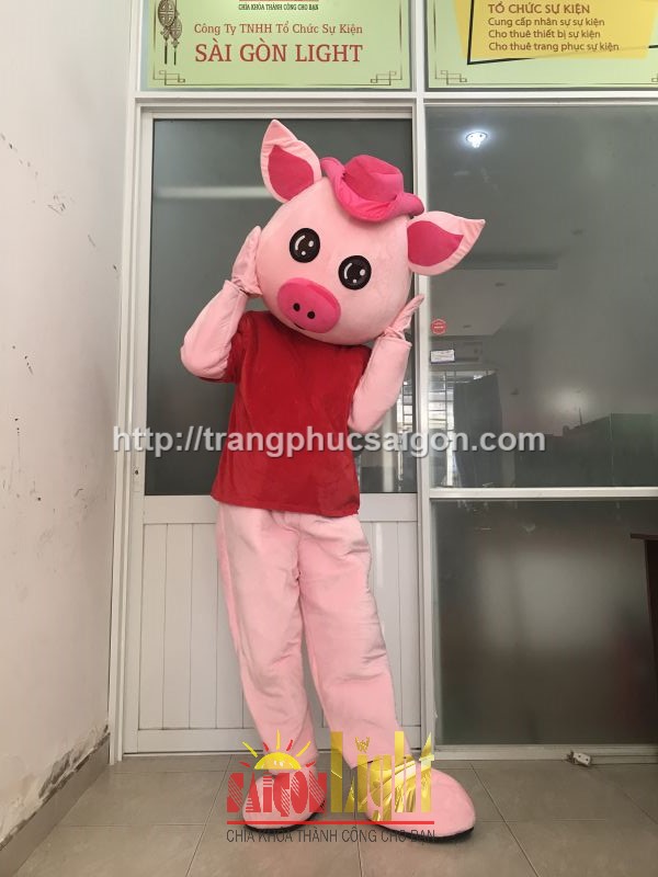 cho thuê mascot heo giá rẻ