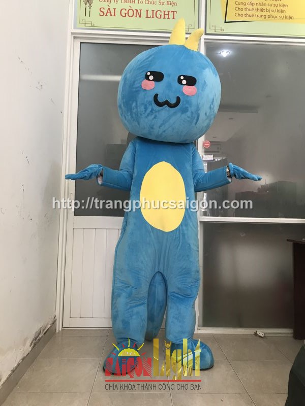 Cho thuê mascot rồng xanh giá rẻ 