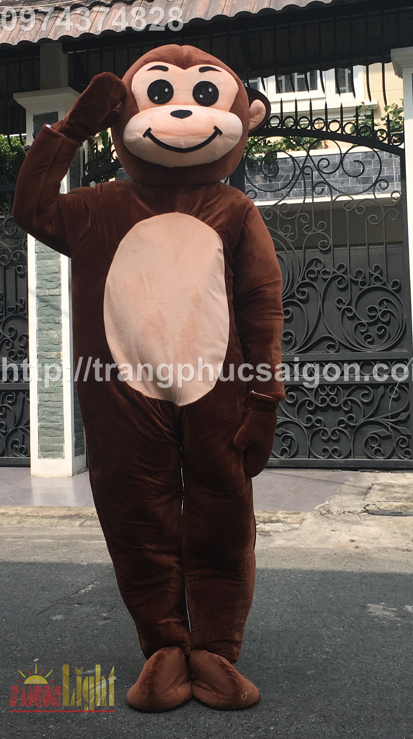 cho thuê mascot khỉ giá rẻ