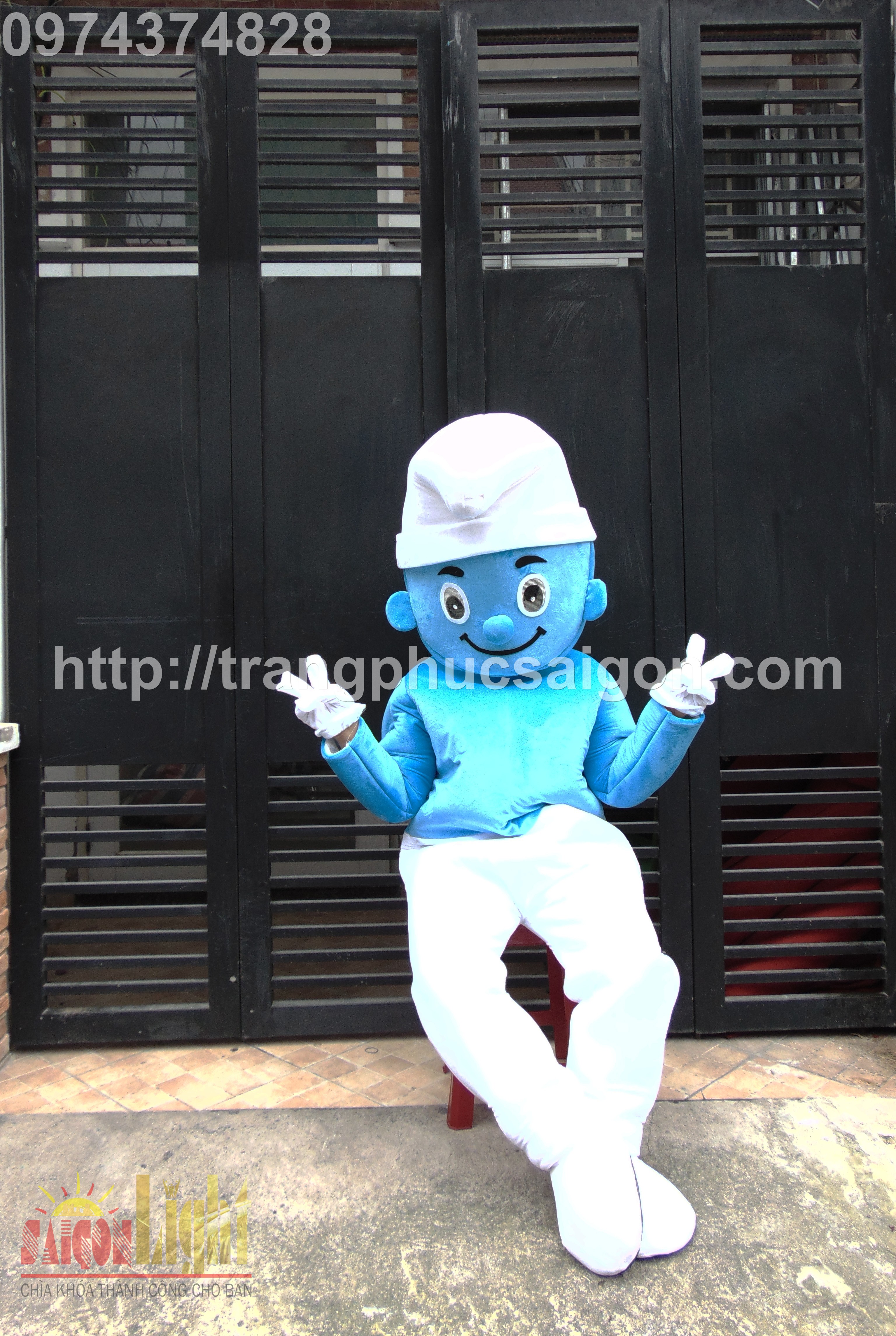 cho thuê mascot xì trum giá rẻ tại tphcm