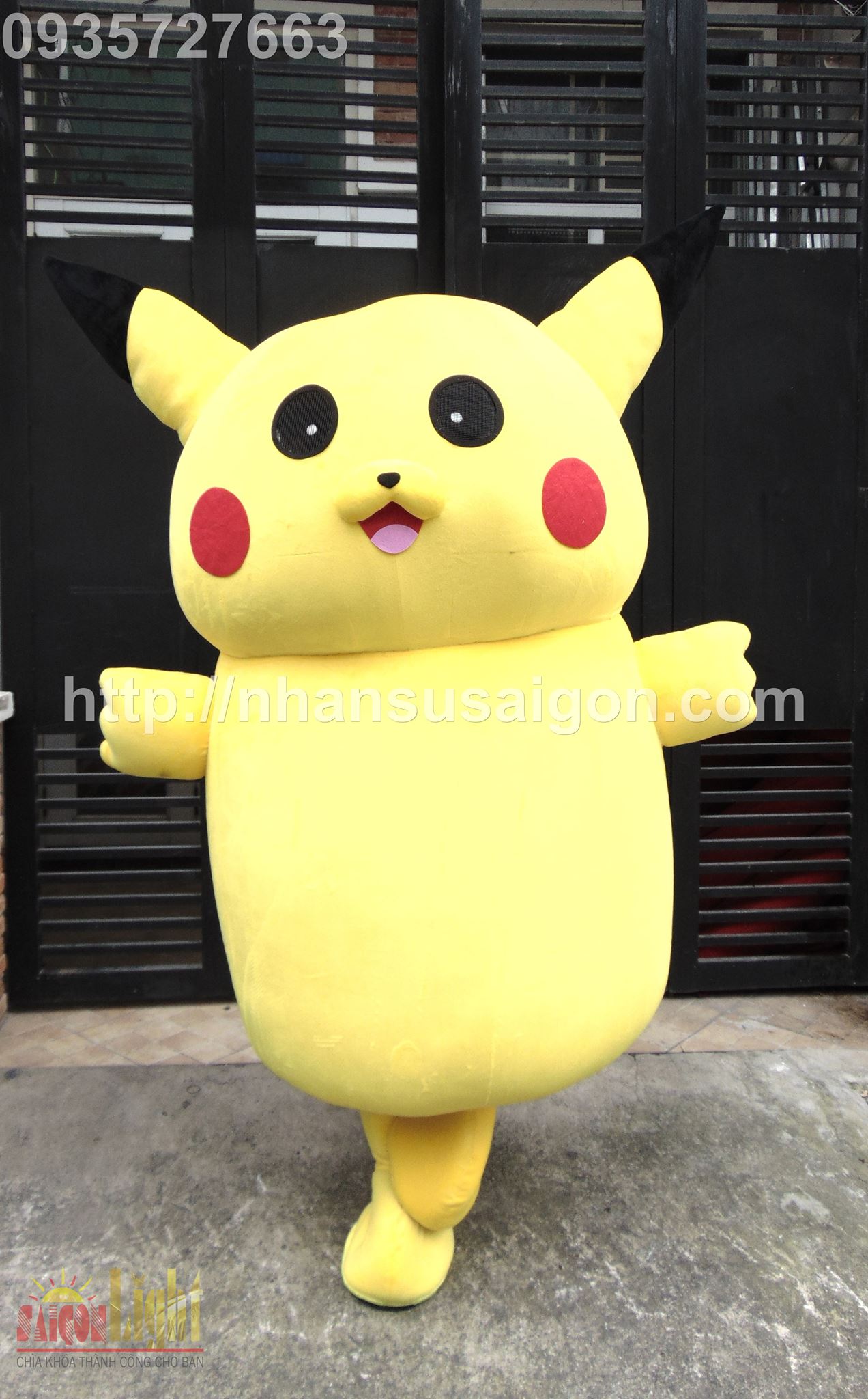 cho thuê mascot pikachu mô hình giá rẻ 