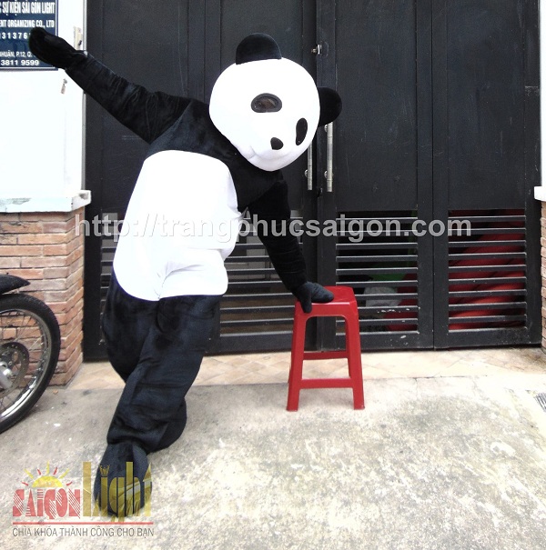 cho thuê mascot gấu trúc giá rẻ