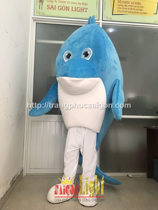 cho thuê mascot cá giá rẻ 