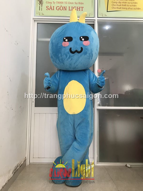 Cho thuê mascot rồng xanh giá rẻ 