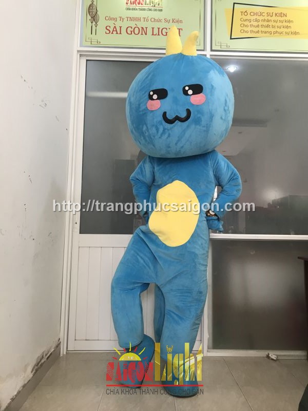 Cho thuê mascot rồng xanh giá rẻ 