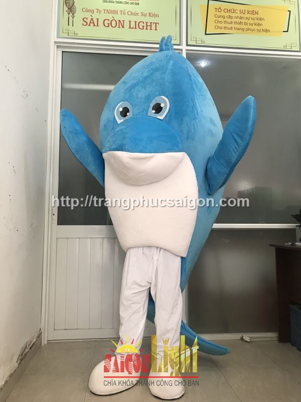 cho thuê mascot cá giá rẻ 