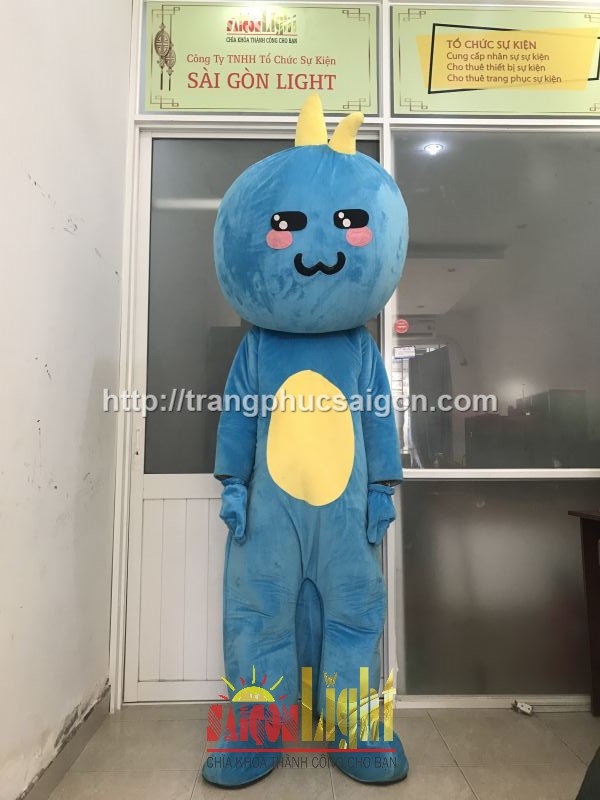 Cho thuê mascot rồng xanh giá rẻ 