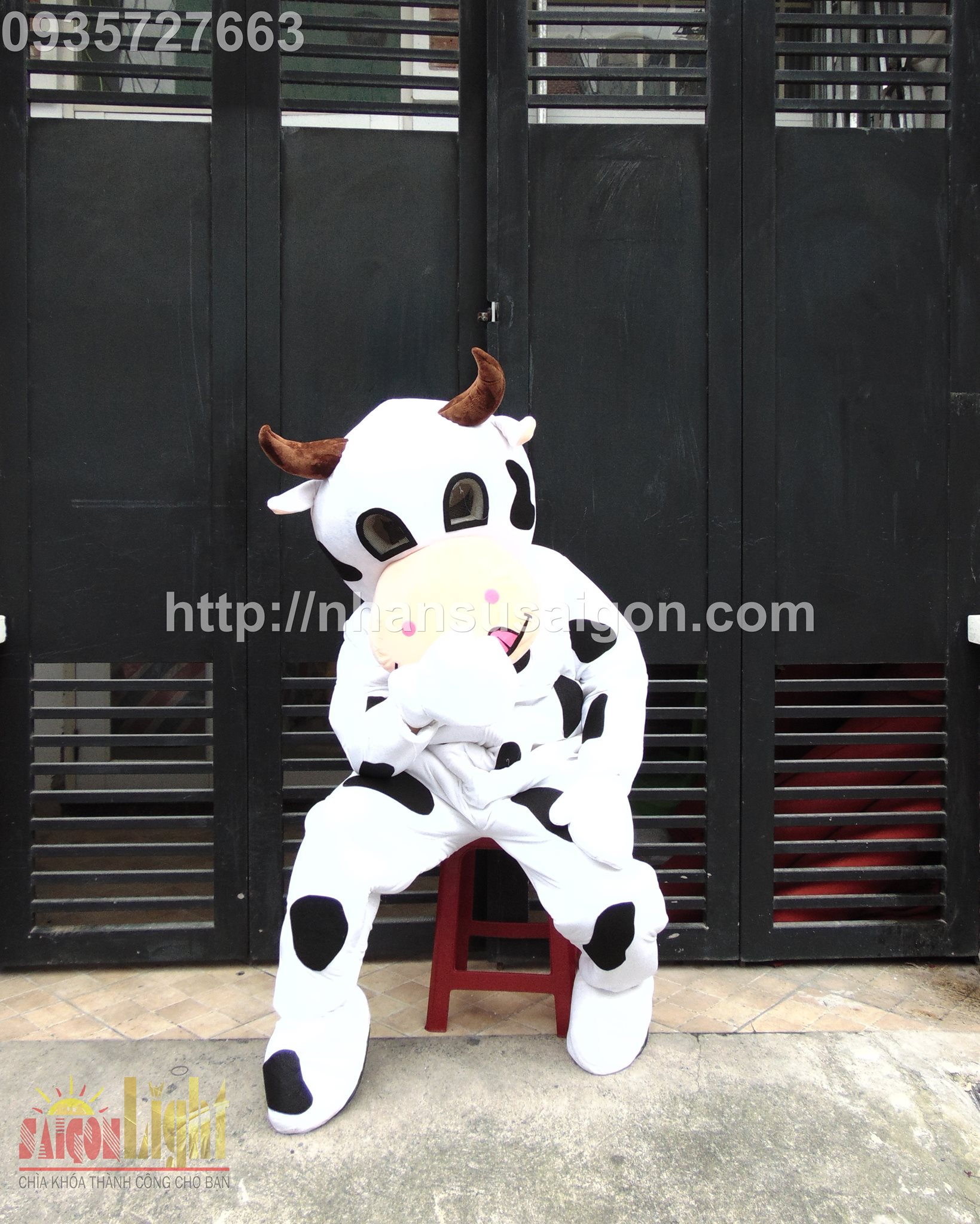 cho thuê mascot bò sữa tại tphcm