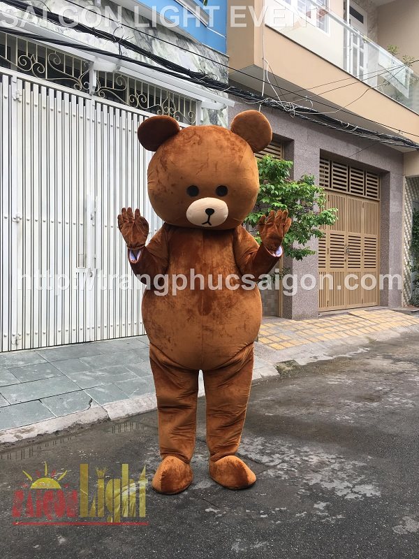 cho thuê mascot gấu brown giá rẻ