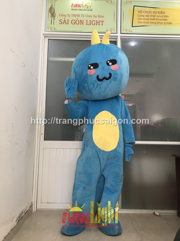 Cho thuê mascot rồng xanh giá rẻ 