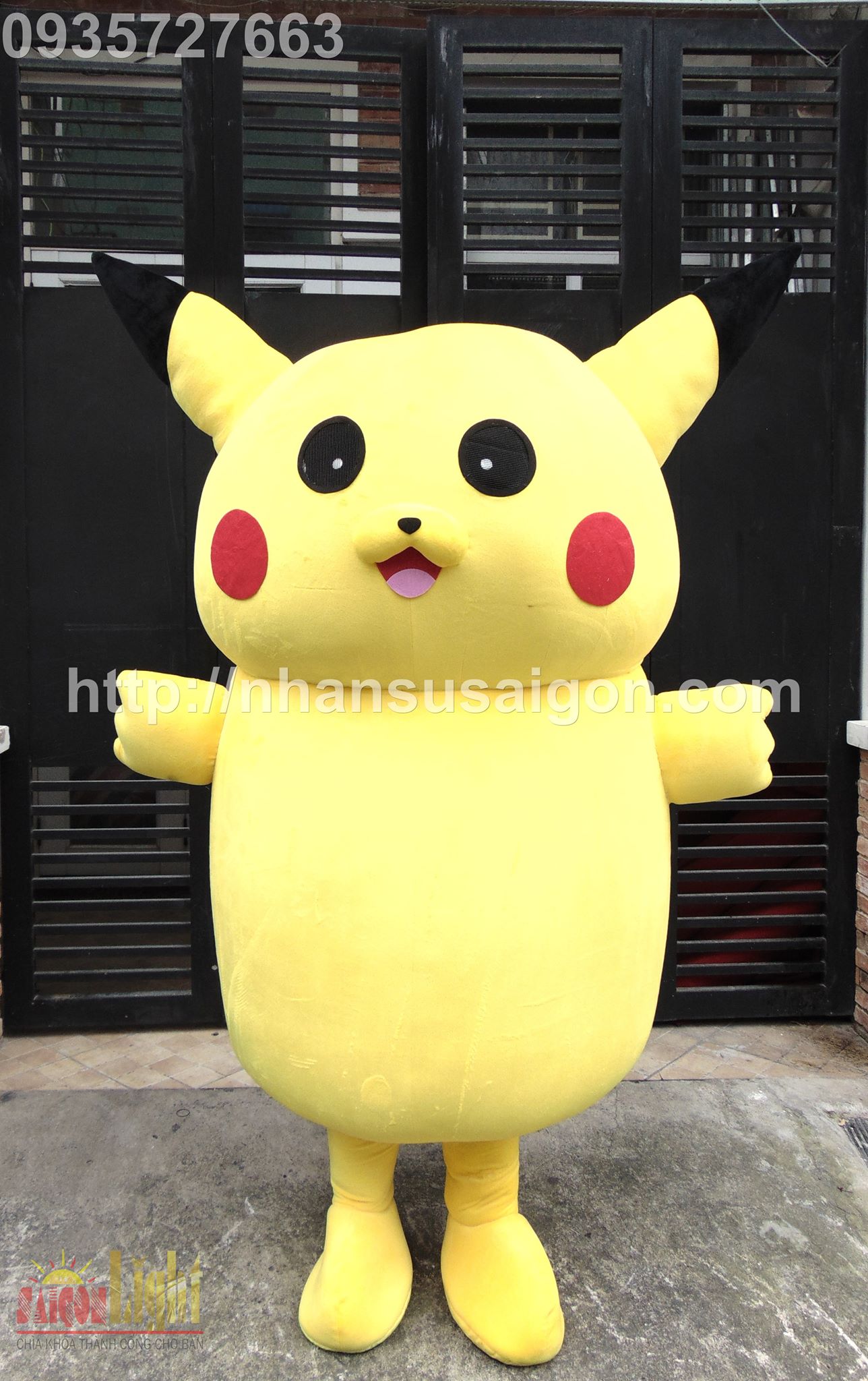 cho thuê mascot pikachu mô hình giá rẻ 