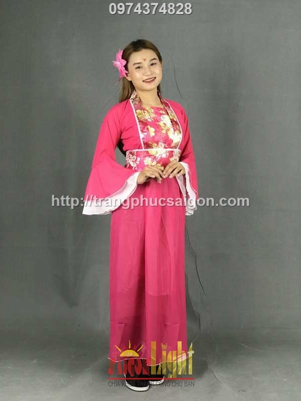 cho thuê đồ cổ trang màu hồng giá rẻ