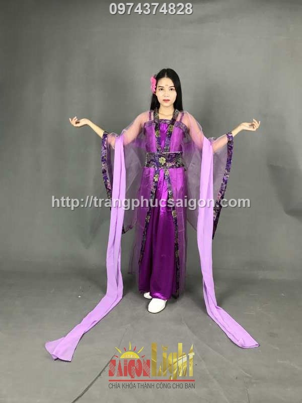 cho thuê đồ cổ trang màu tím giá rẻ