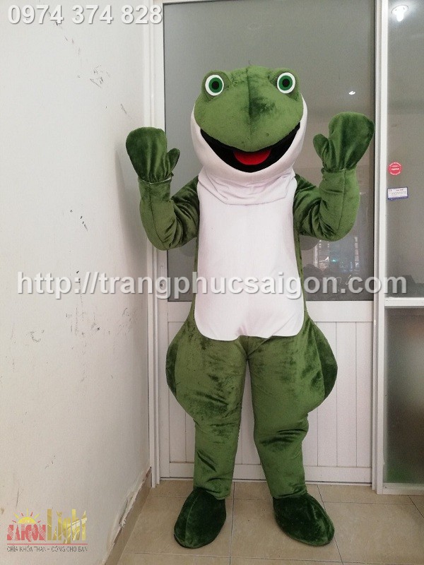 cho thuê mascot ếch giá rẻ