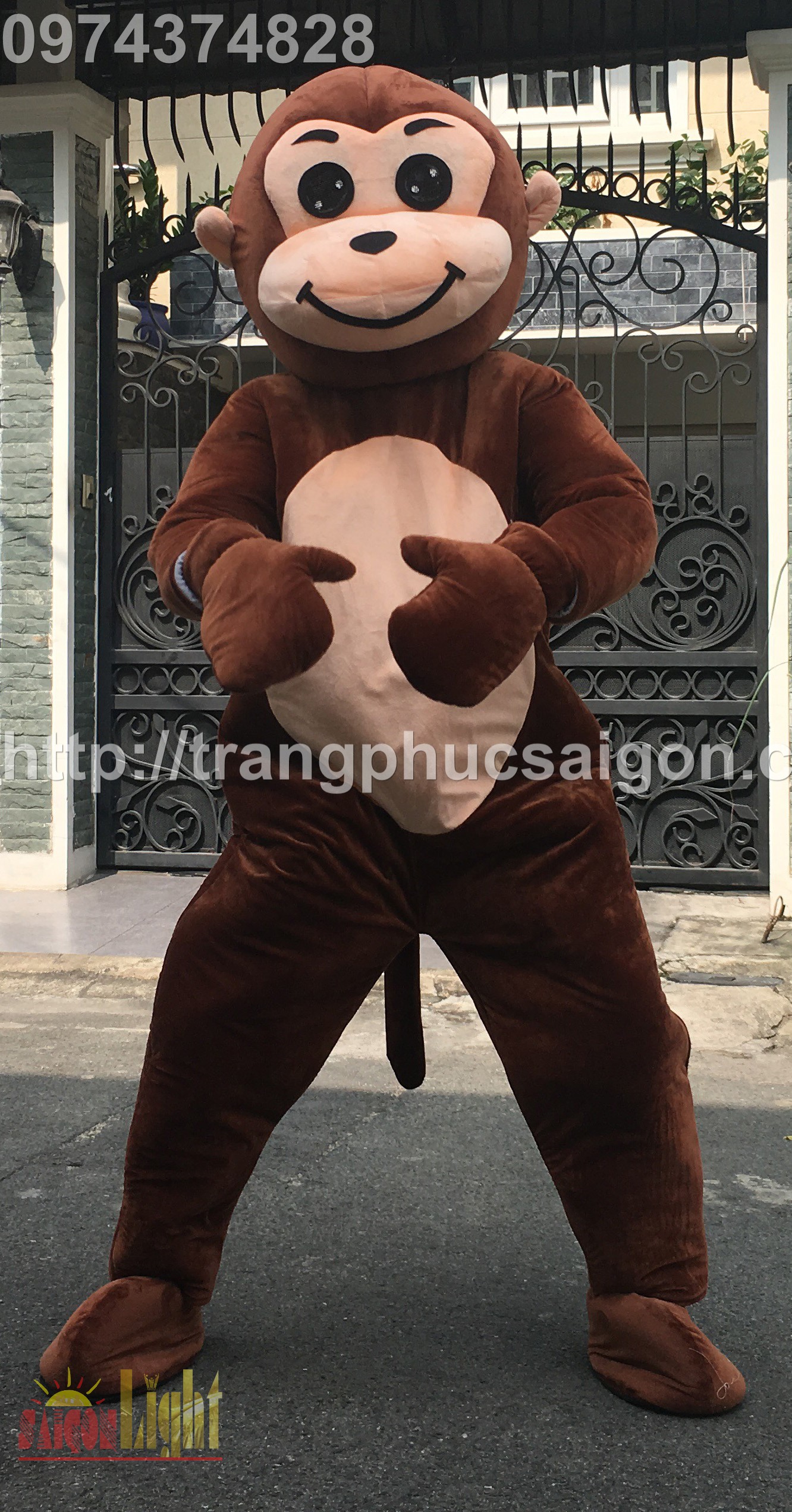 cho thuê mascot khỉ giá rẻ