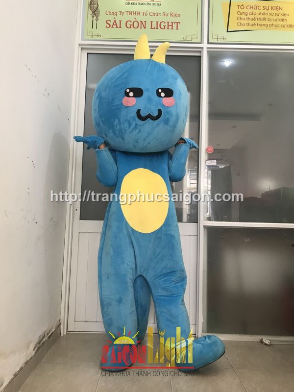 Cho thuê mascot rồng xanh giá rẻ 